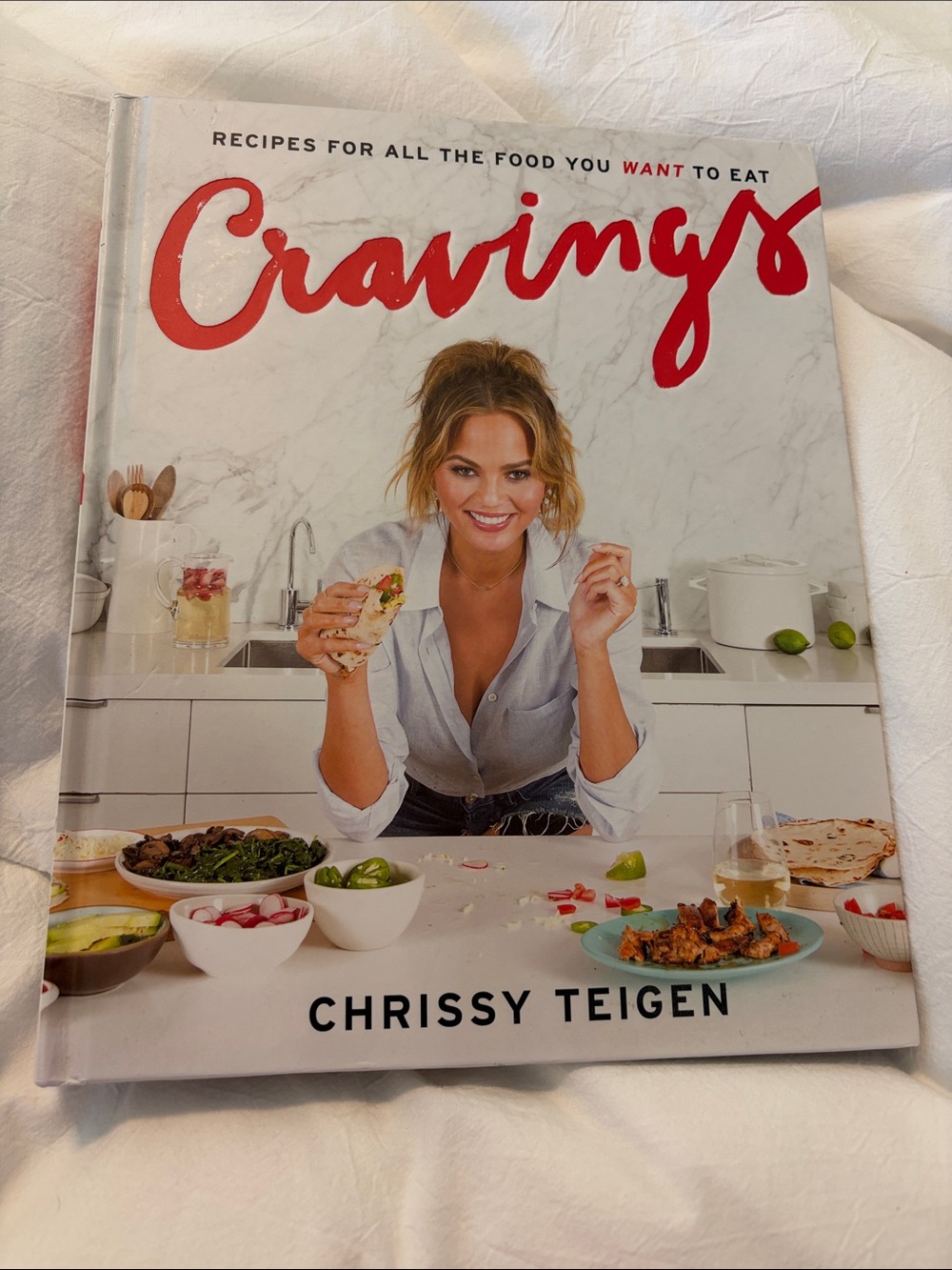 Cravings Cookbook – White & Red Cover